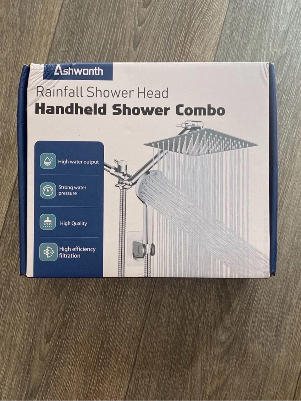 Chrome Rainfall & Handheld Shower System - Modern Shower Set
